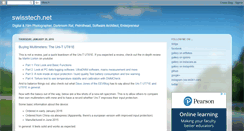 Desktop Screenshot of blog.swisstech.net